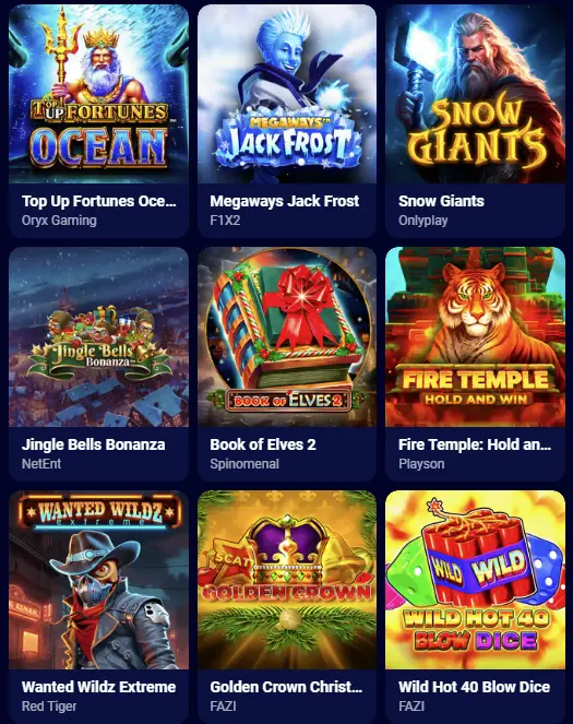 Spinay Casino'da ücretsiz slot seçenekleri